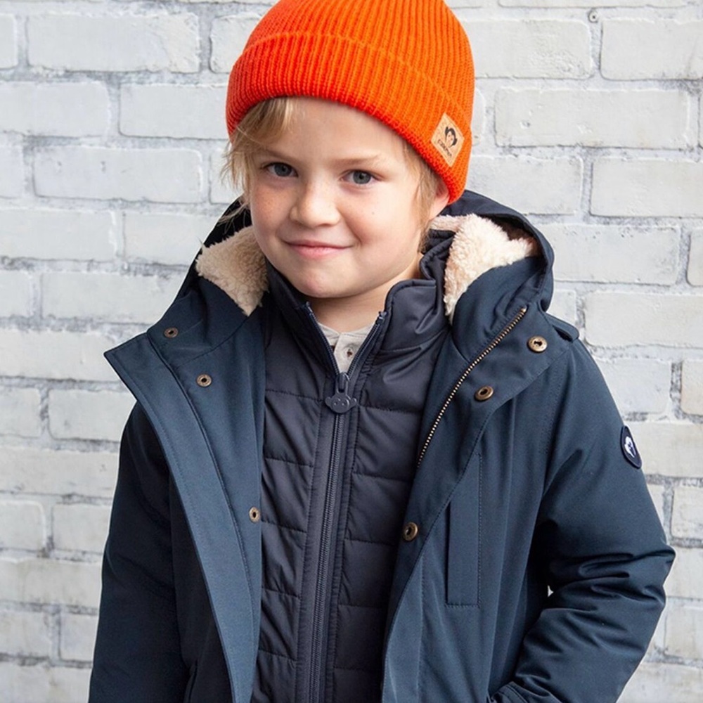 Appaman Down Parka Dark Blue Hooded Puffer Coat